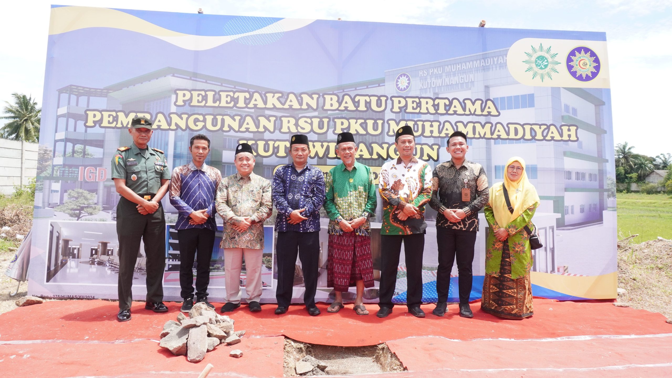 18 Januari 2025, Peletakan Batu Pertama Pembangunan RSU PKU Muhammadiyah Kutowinangun